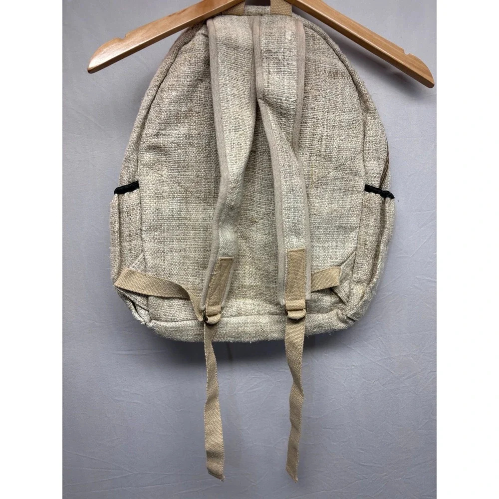 HEMP Backpack Eco-Friendly ReThink‎ Himalayan Beige Rucksack Casual NWOT Hippie